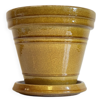 Pot et soucoupe poterie clarous france