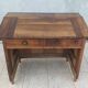 19th-century walnut writing desk.