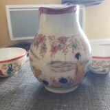 Pot a lait et 2 tasses porcelaine fine japonaise