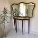 Large old gilded leaf mirror 131x76