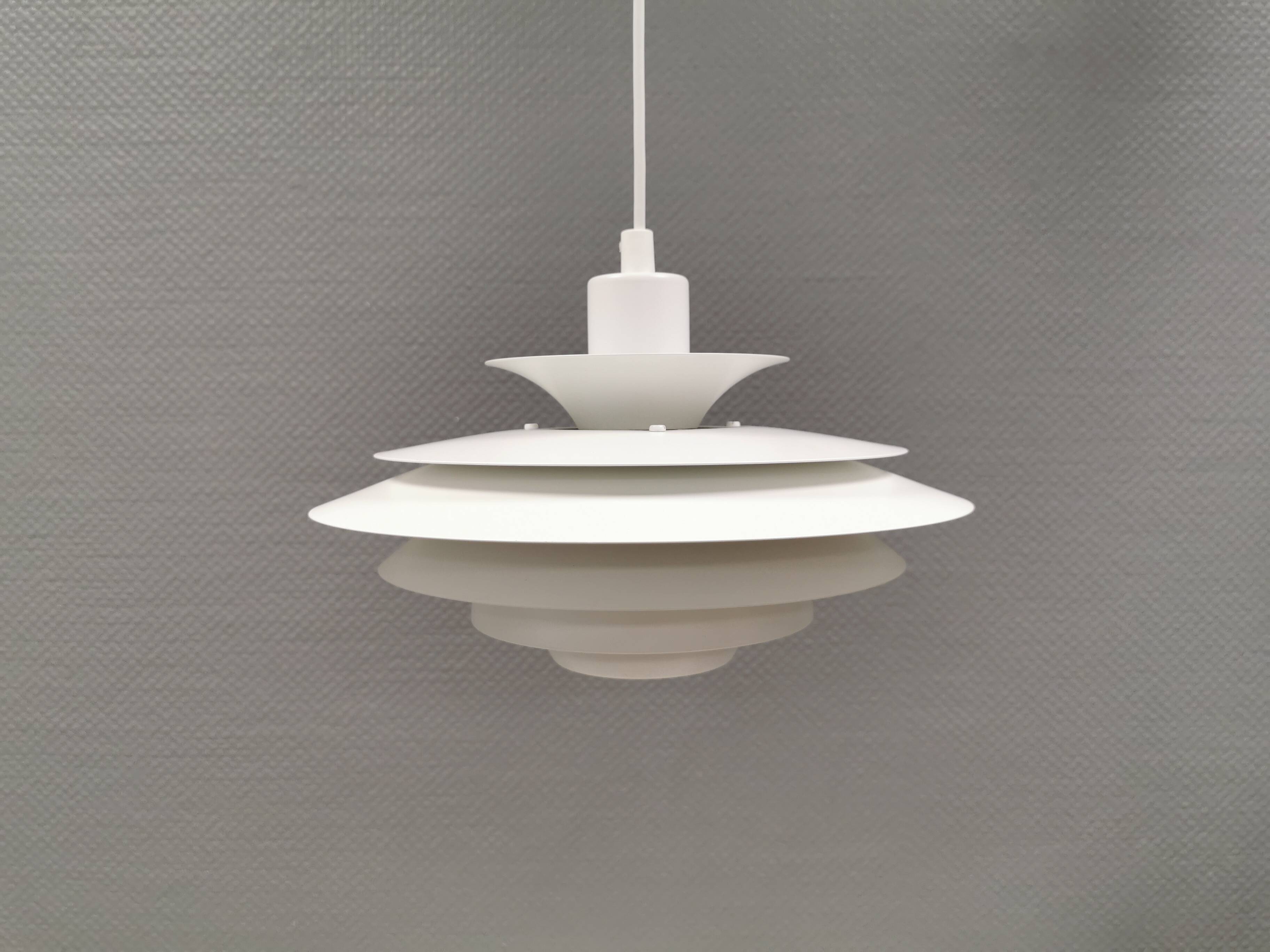 Danish hanging lamp from the 1980s, manufactured by Jeka, model 1029-P.