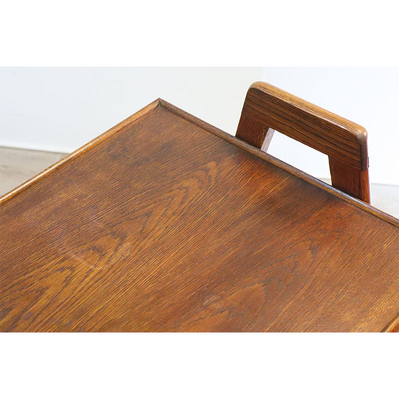 Vintage coffee table in oak 1950