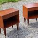 Pair of vintage bedside tables from the 60s in Scandinavian style