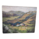 Oil on canvas, old painting signed Marcel Baron