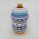 Old apothecary pot, Viscum Album ceramic medicine jar. Year 70 80