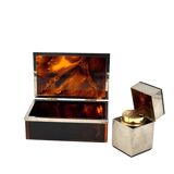 Hollywood regency luxury smoking set, Italy 1970