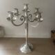 52cm silver-plated metal chandelier