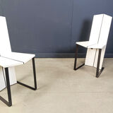 Post modern dining chairs, set of 6 - 1980s