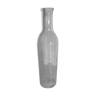 Vintage transparent moulded glass graduated bottle