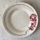 Hollow dish Saint-Amand pink flowers 30s