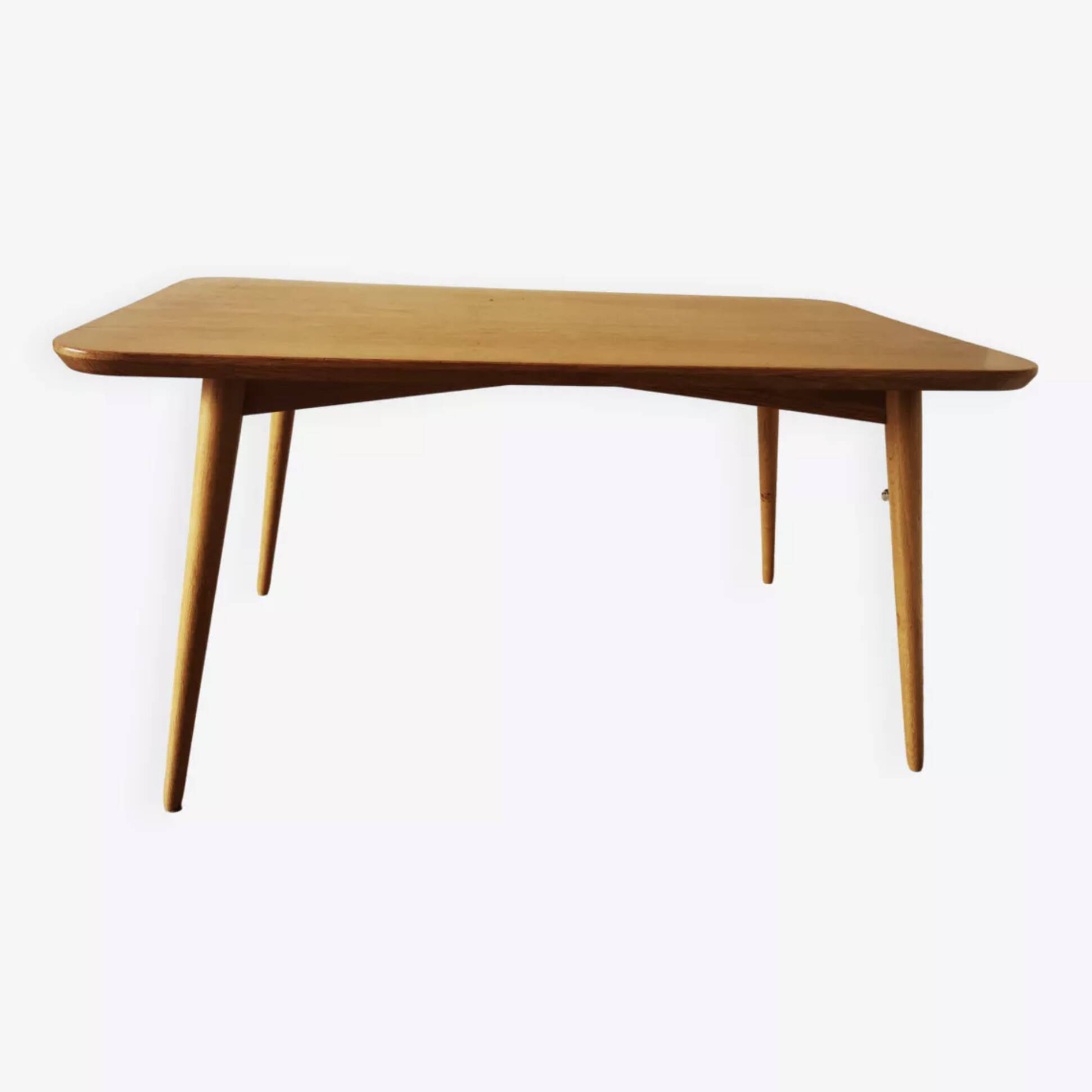 Numbered solid oak table designer