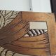 Miroir art deco sculpte & décor bois dore  94.5x52cm