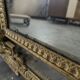 Miroir en bois doré à parecloses époque Napoléon III