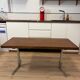 Vintage 1960s modular teak Scandinavian table