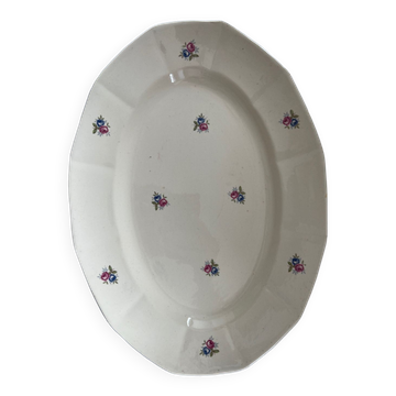 Large presentation dish Sarreguemines Digoin