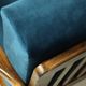 Fauteuil scandinave bleu marine velvet 1965  Z. Baczyk design chaise de salon