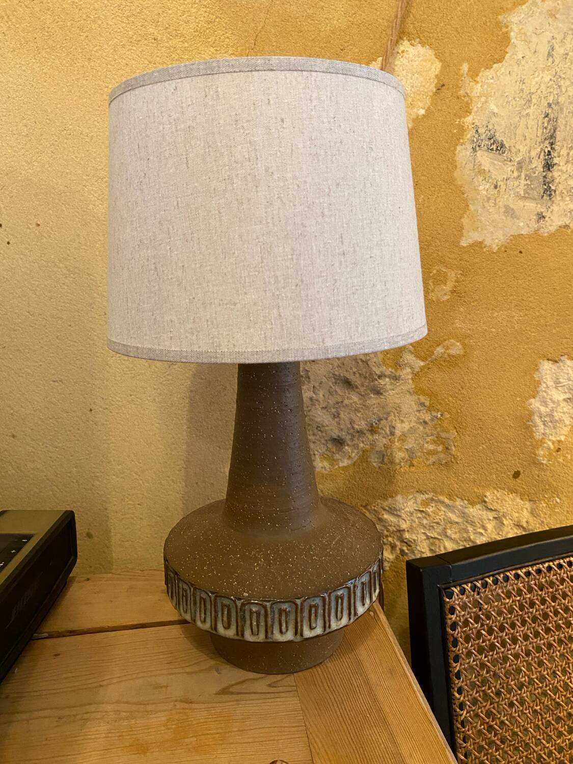 Small vintage ceramic lamp