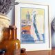 Poster 1930s - original advertising print - cologne uae -30x40cm-with frame '201