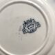 8 polychrome ironstone dessert plates "Canton" Boch Freres Keramis