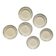 6 Dinner Plates Belleville De Longchamp Terre De Fer Decor, 1900s