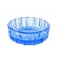 Art Deco salt cellar, orange glass, Ząbkowice, Poland, 1930s