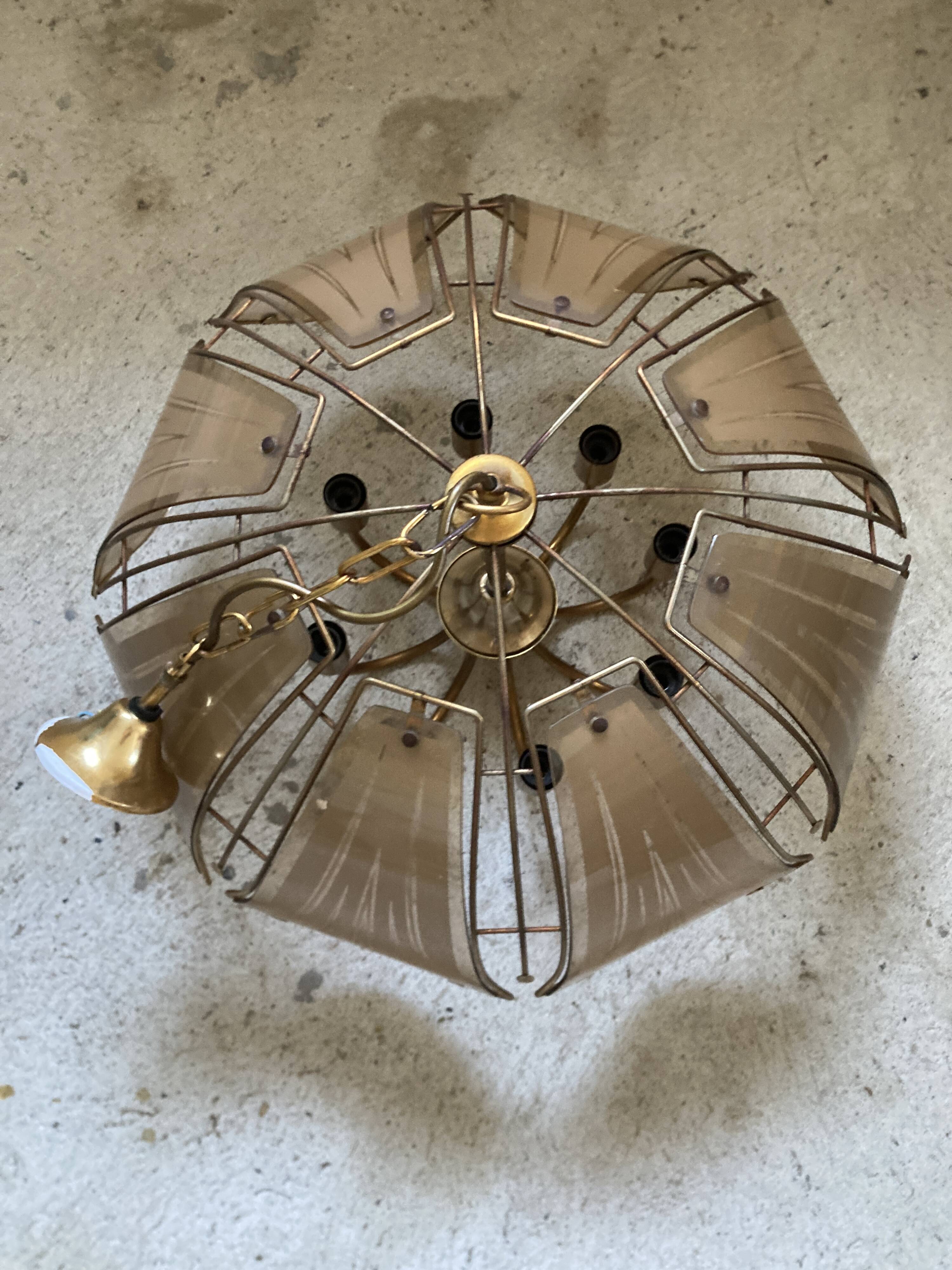 Suspension vintage marguerite