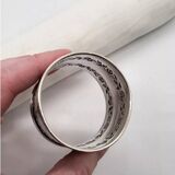 Ancien Rond de Serviette en Argent Poinçon Minerve