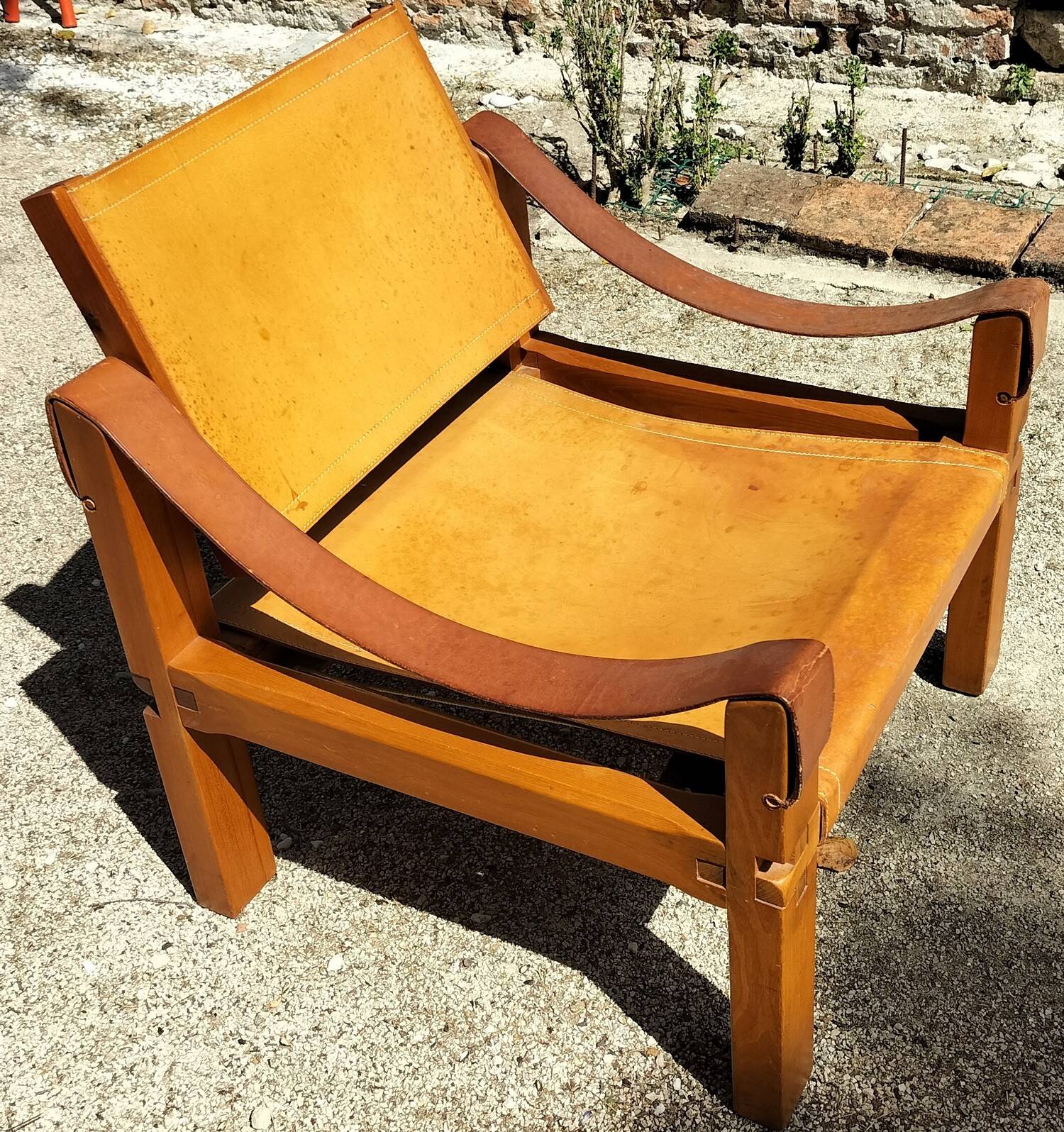 Pair of Lounge Armchairs S10 "Sahara" (Range X) by Pierre Chapo