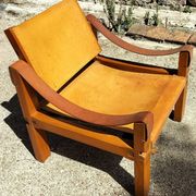 Pair of Lounge Armchairs S10 "Sahara" (Range X) by Pierre Chapo