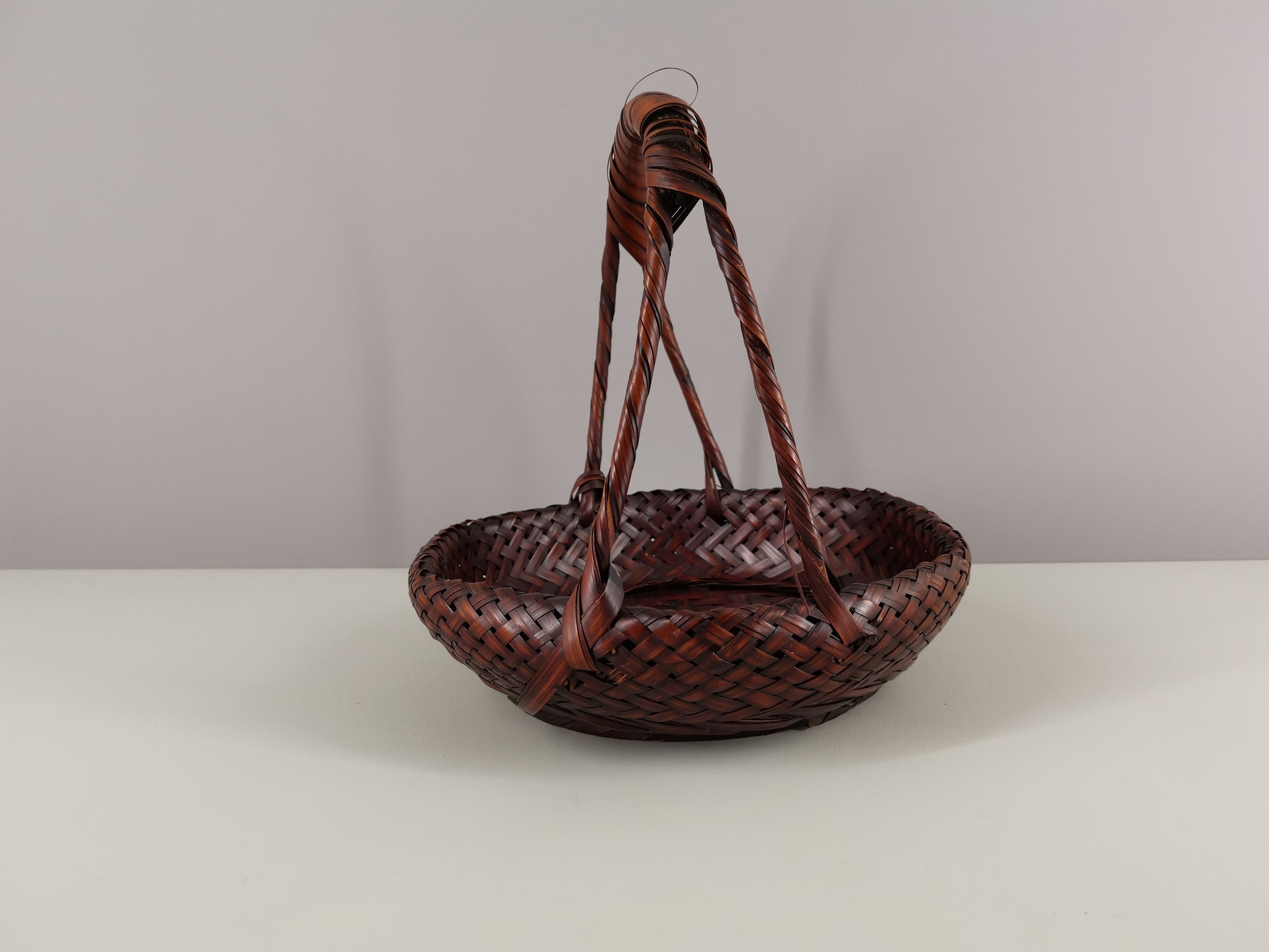 Japanese bamboo basket 1960