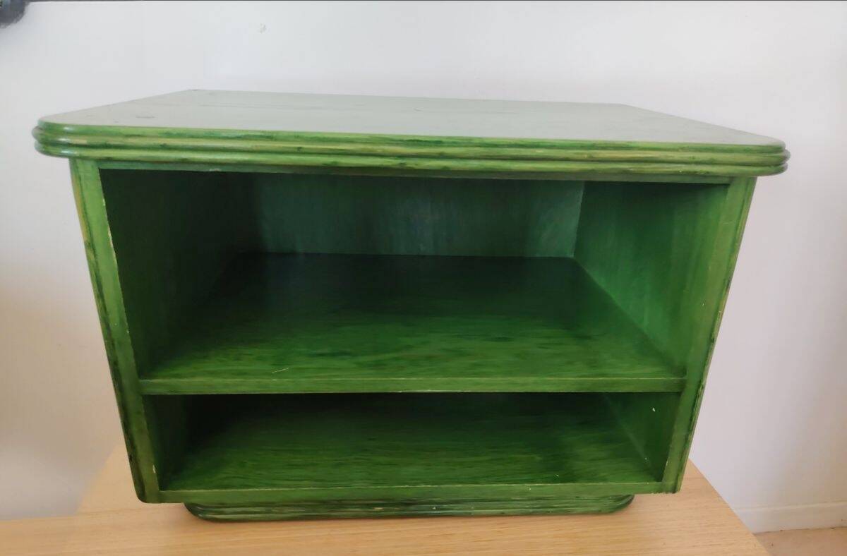 Maugrion bedside table Roche Bobois green