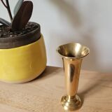 Small brass vase