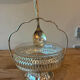 Pair of vintage jam jars / bowls – Moulded glass & mo