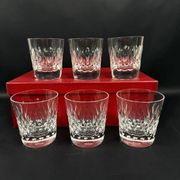 Baccarat, set of 6 Armagnac whisky glasses
