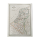 Geographic map 19th numbered Holland and Belgium