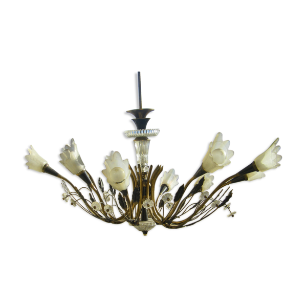 Lustre de Maison Lunel, France, 1950