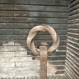 Paire de chenets anciens forgés