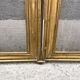 19th century Art Nouveau brass fireplace screen