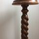 Sellette solid wooden column