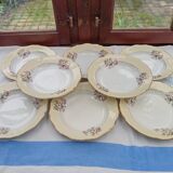 8 hollow plates L'Amandinoise