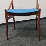 A set of 6 Vintage Danish design dining chairs by Vestervig Eriksen