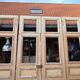 Glazed separation doors in fir