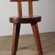 Chaise en acajou par Christian Durupt - Méribel - 1960
