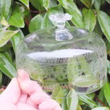 Antique crystal cheese bell