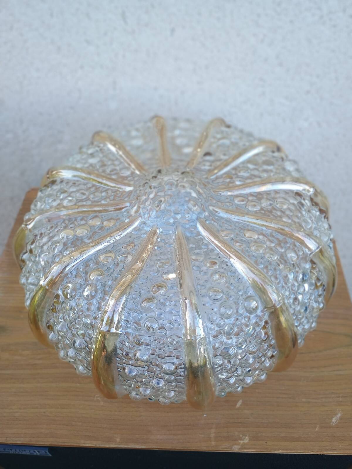 Bamberg Rudolph Zimmermann Bubble Ceiling Light Vintage 70s Hollywood Regency