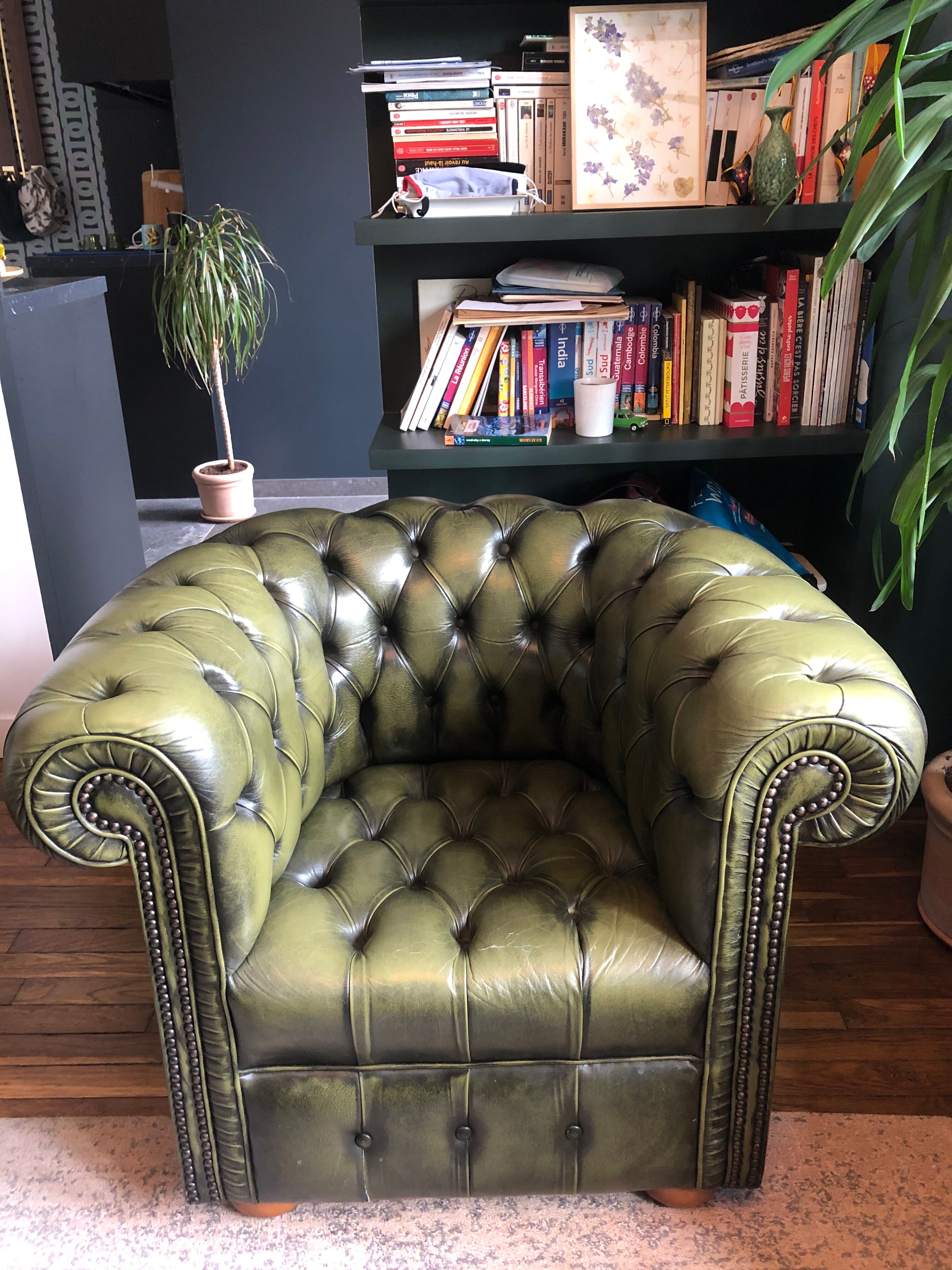 Chesterfield sofa & armchair