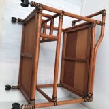 Dessert in rattan bamboo vintage cannage