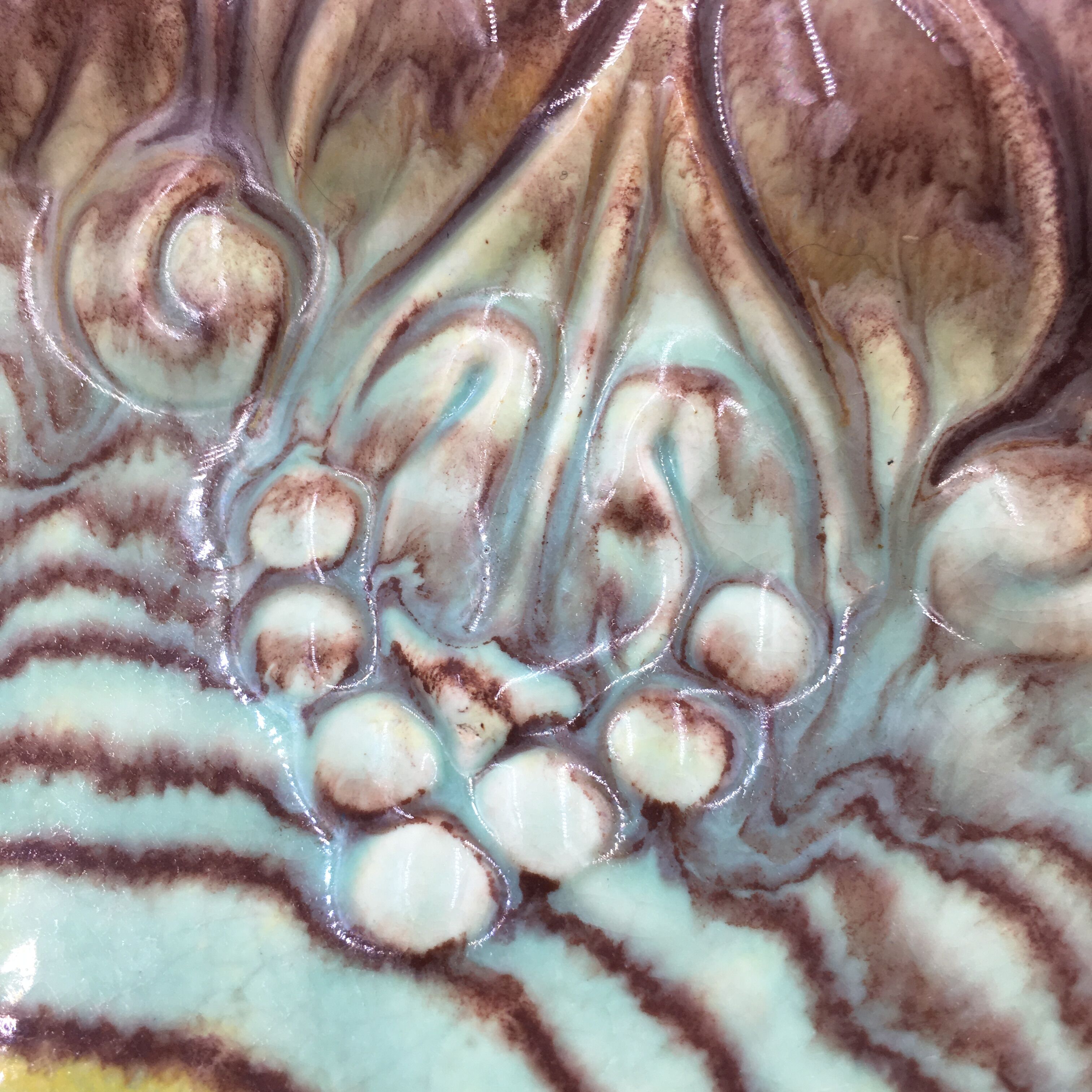 Ceramic fruit basket