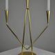 Brass and Teak Candelabra by Gunnar Ander for Ystad-Metall, Sweden, 1950s