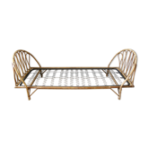 Vintage rattan bed